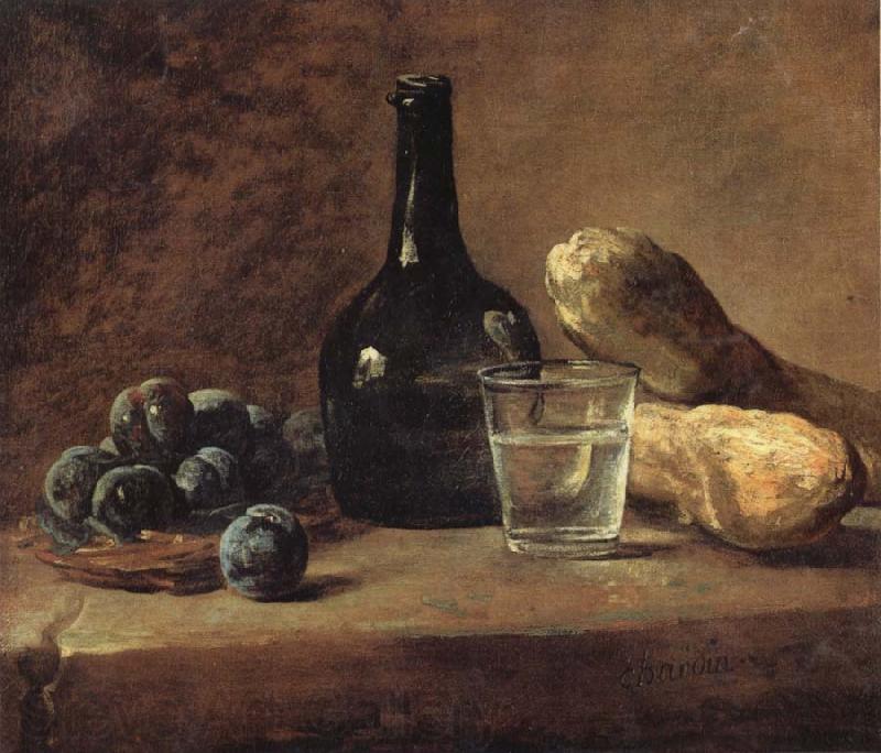 Jean Baptiste Simeon Chardin Still Life with Plums